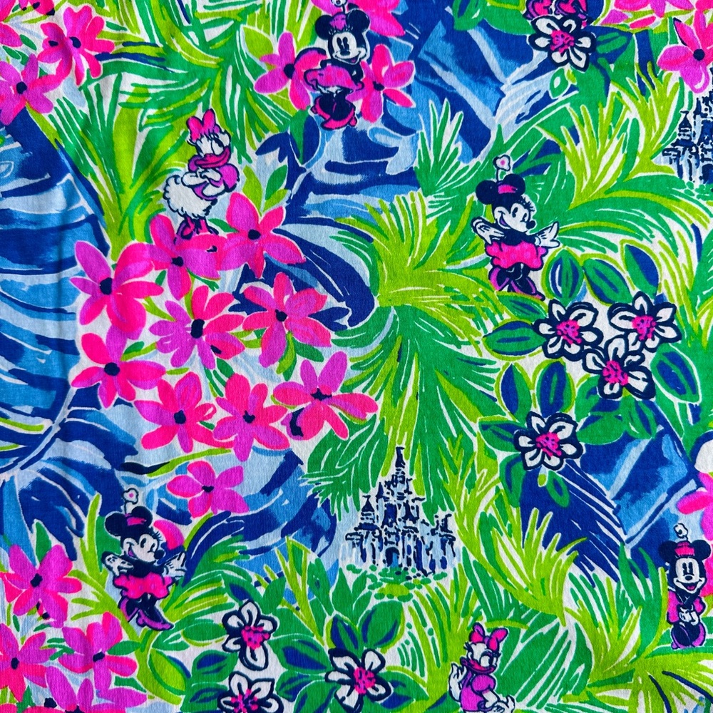 Colorful Lilly Pulitzer Character Fabric
